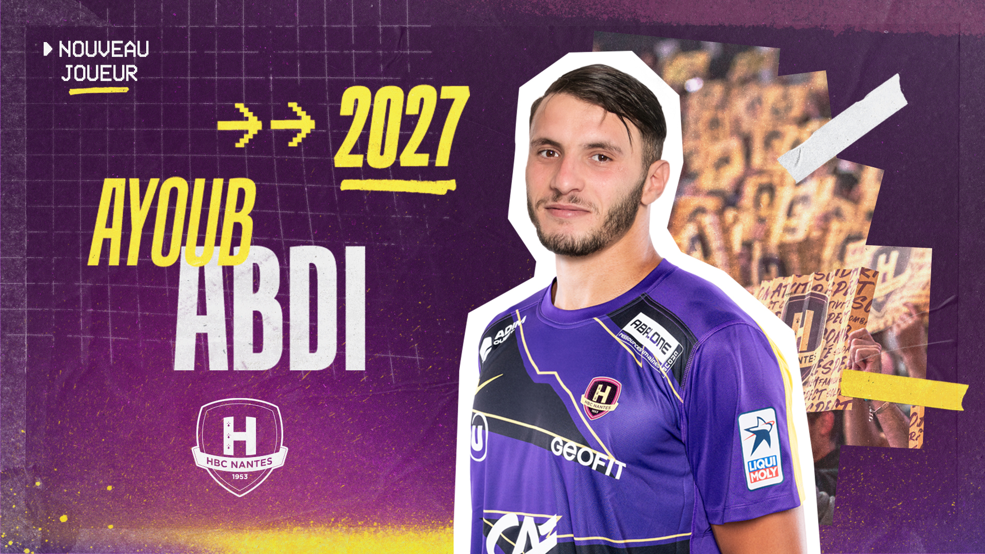 Ayoub Abdi au HBC Nantes jusqu'en 2027