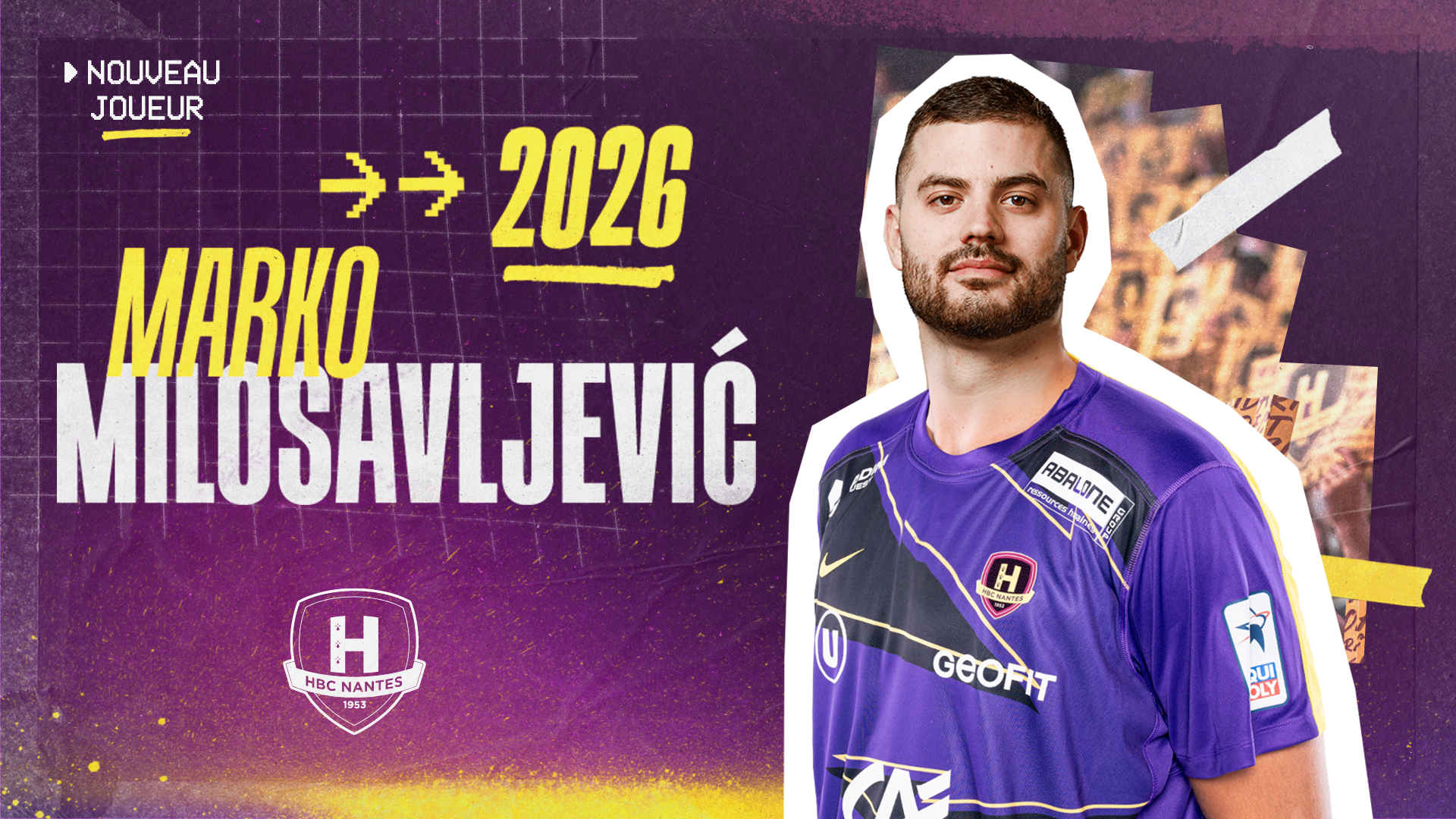 Marko Milosavljevic au HBC Nantes en joker et jusqu'en 2026