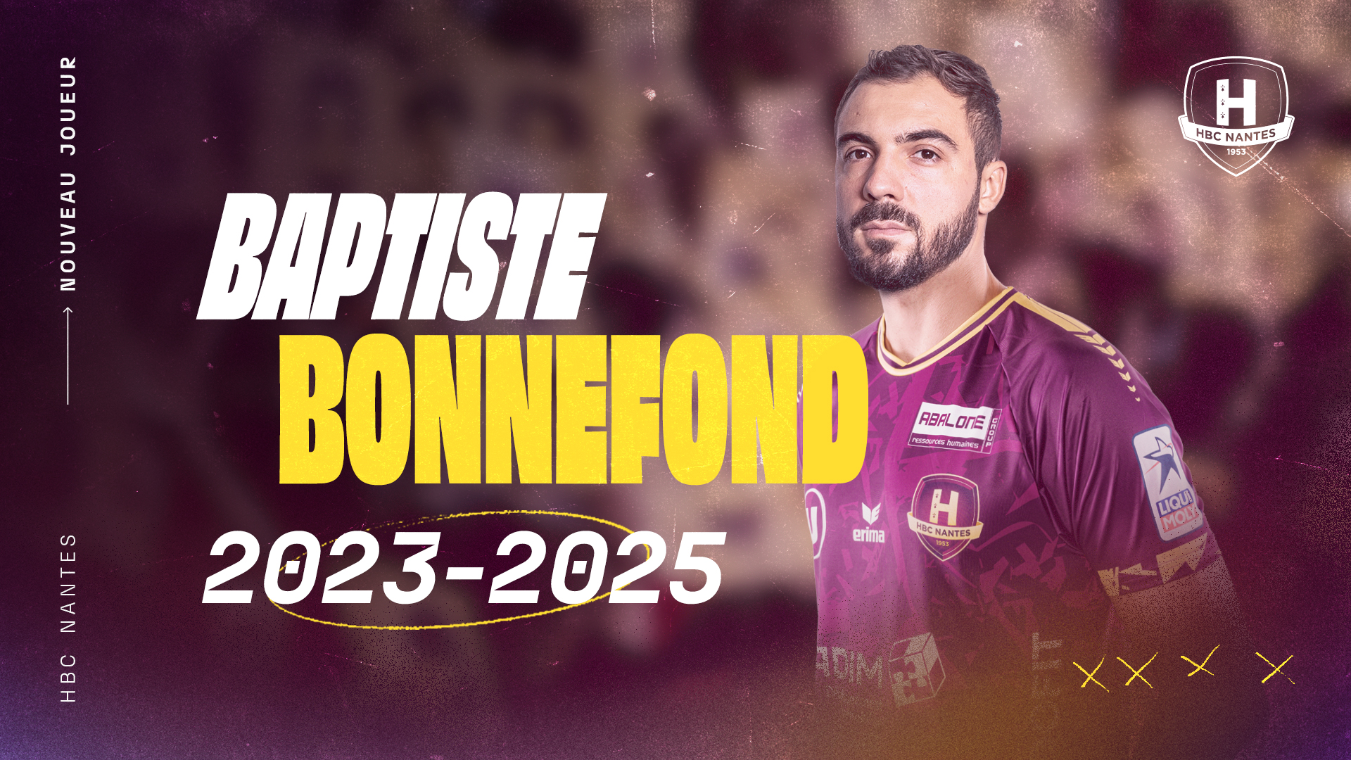 Baptiste Bonnefond au HBC Nantes jusqu'en 2025