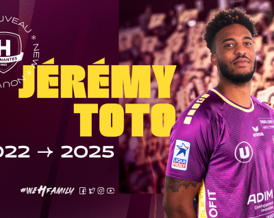 Jérémy Toto rejoint le HBC Nantes jusqu'en 2025