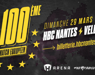 HBC Nantes – Velenje: 100ème match européen pour le « H »