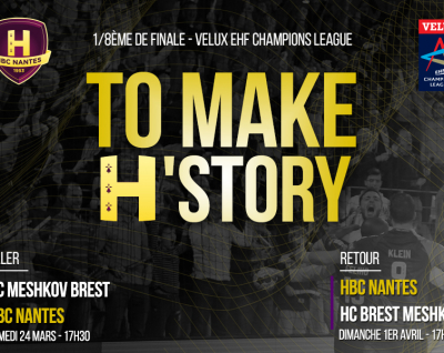 1/8ème de finale EHF Champions League: #ToMakeHstory