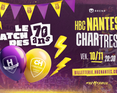 HBC Nantes - Chartres: le match des 70 ans