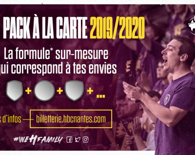 Ouverture du Pack "À la carte" 19-20