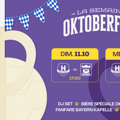 Les matchs Oktoberfest sont de retour à la H Arena