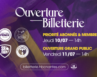 Ouverture billetterie : Les premiers matchs bientôt disponibles