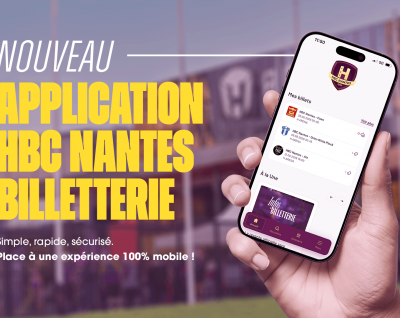 Votre application HBC Nantes Billetterie est disponible !