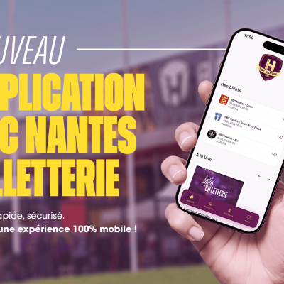 Votre application HBC Nantes Billetterie est disponible !