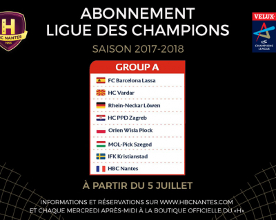 Abonnement VELUX EHF Champions League
