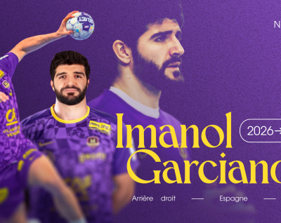 Imanol Garciandia au HBC Nantes jusqu'en 2029