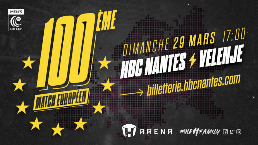 HBC Nantes – Velenje: 100ème match européen pour le « H »