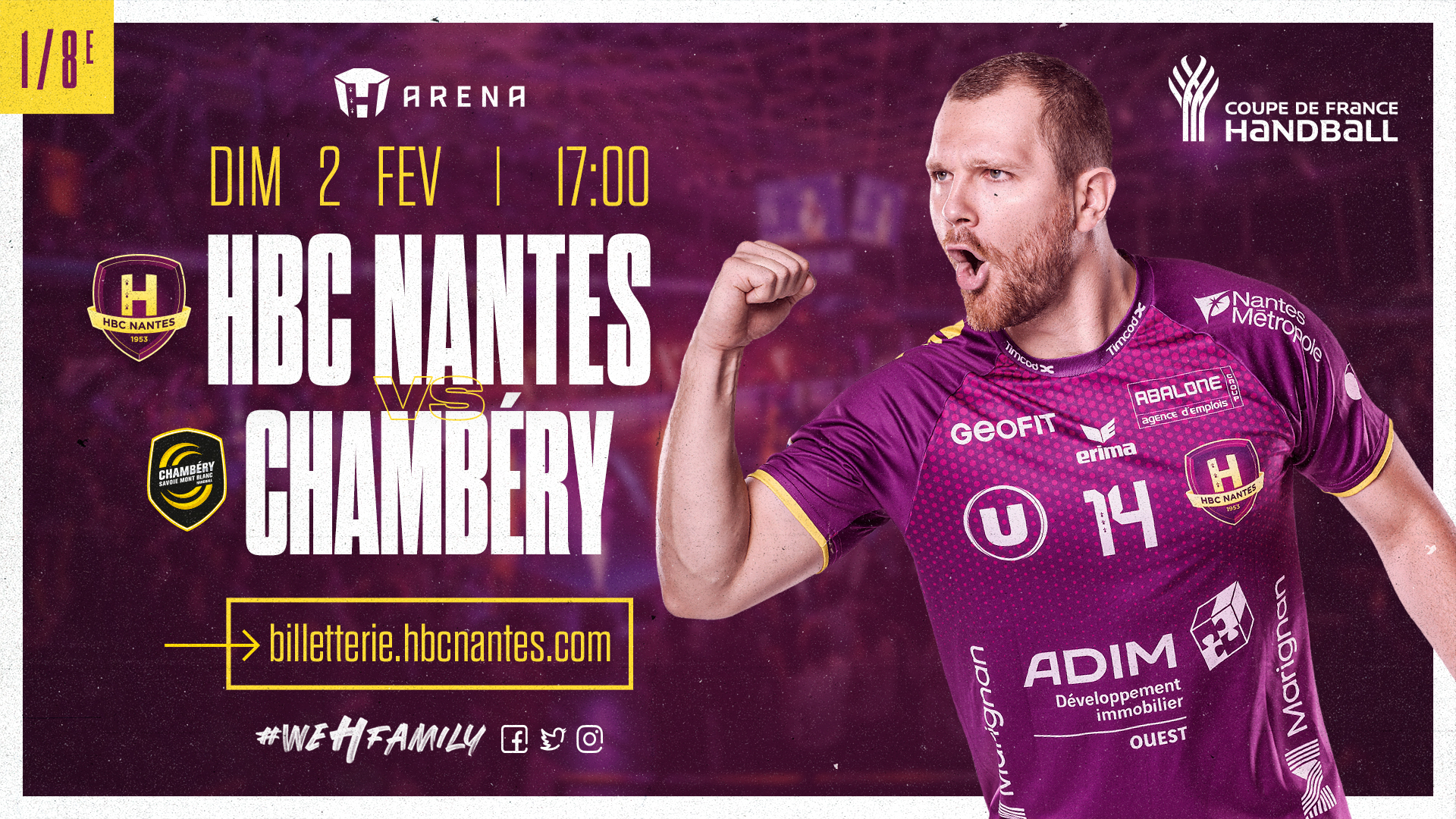 HBC Nantes - Chambéry : Infos Pratiques