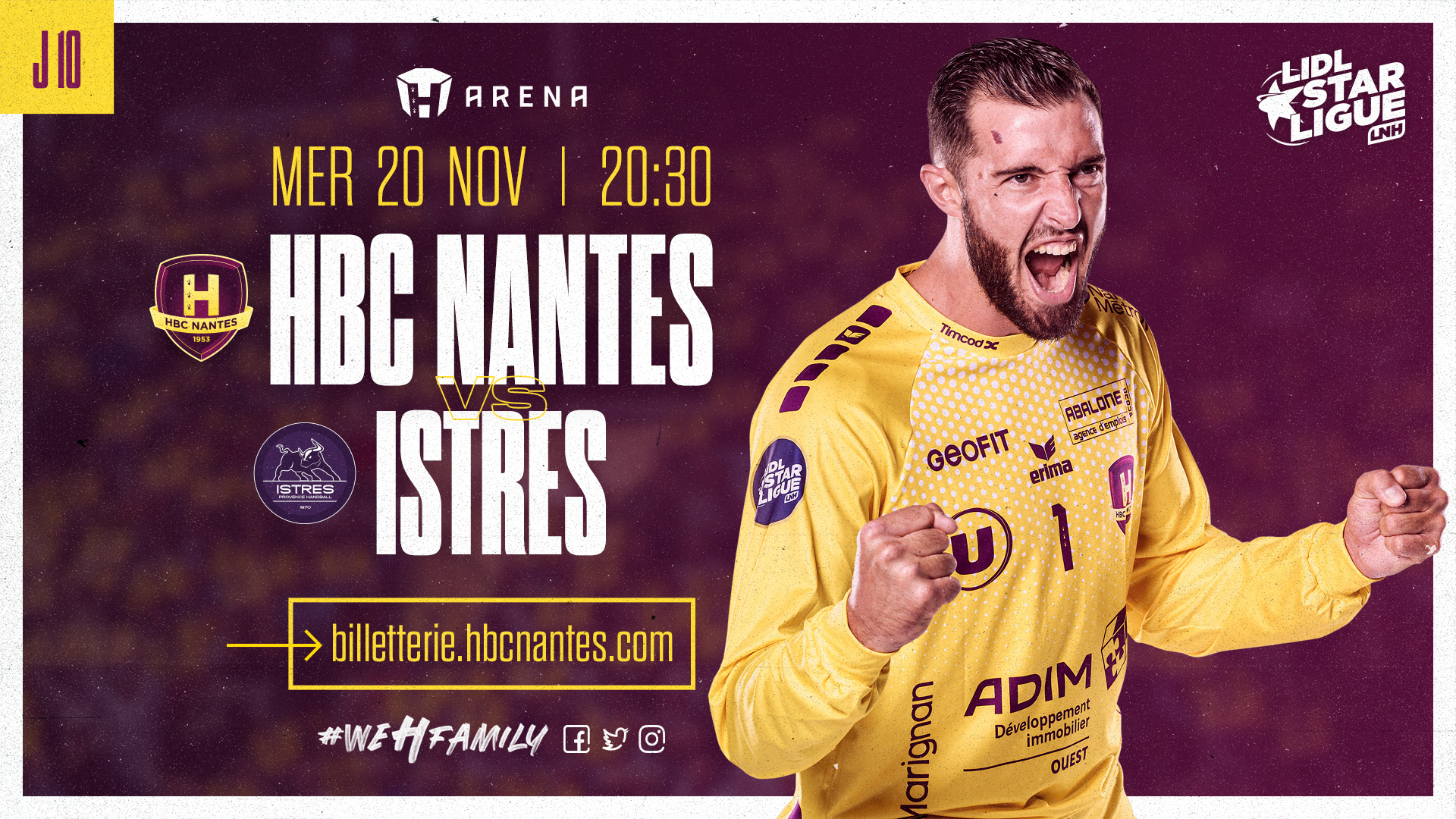 HBC Nantes - Istres : Infos pratiques