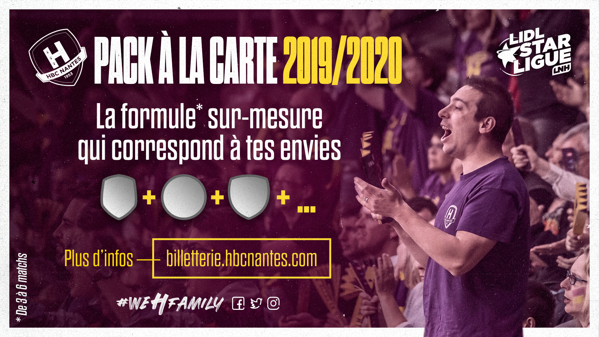 Ouverture du Pack "À la carte" 19-20