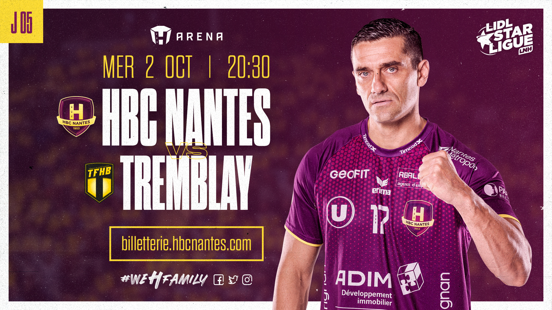HBC Nantes - Tremblay : Infos pratiques