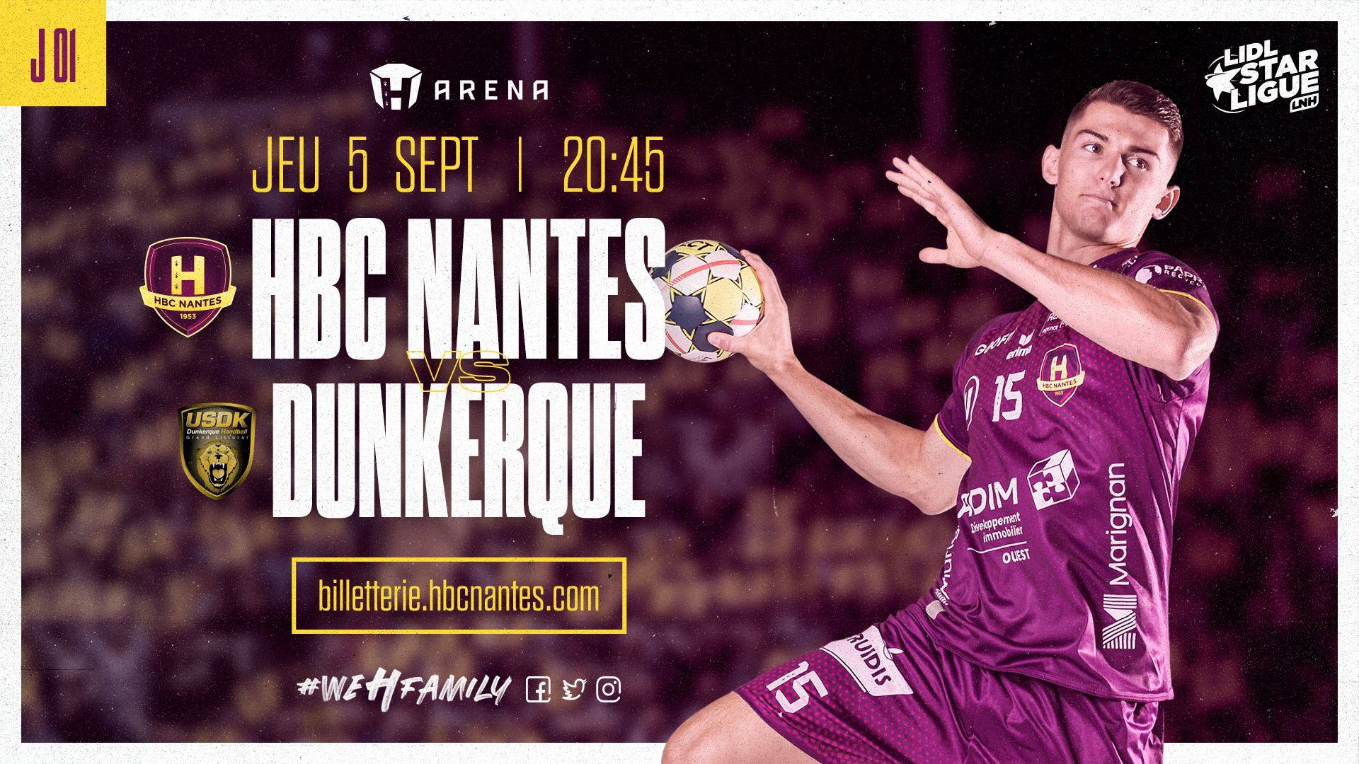 HBC Nantes - Dunkerque : Infos pratiques