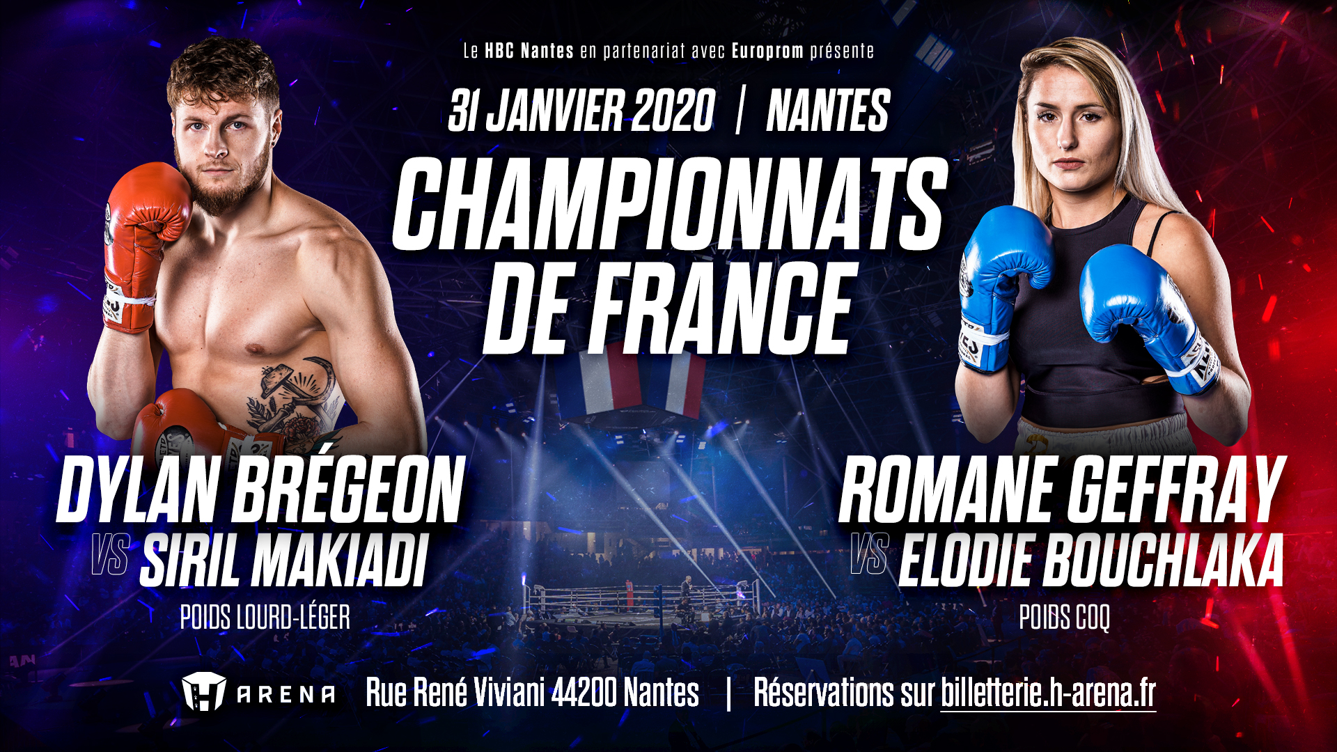 Championnats de France de boxe à la H Arena