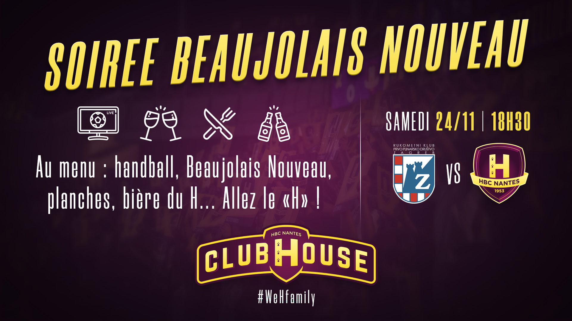 Zagreb - HBC Nantes : Rendez-vous au Club House