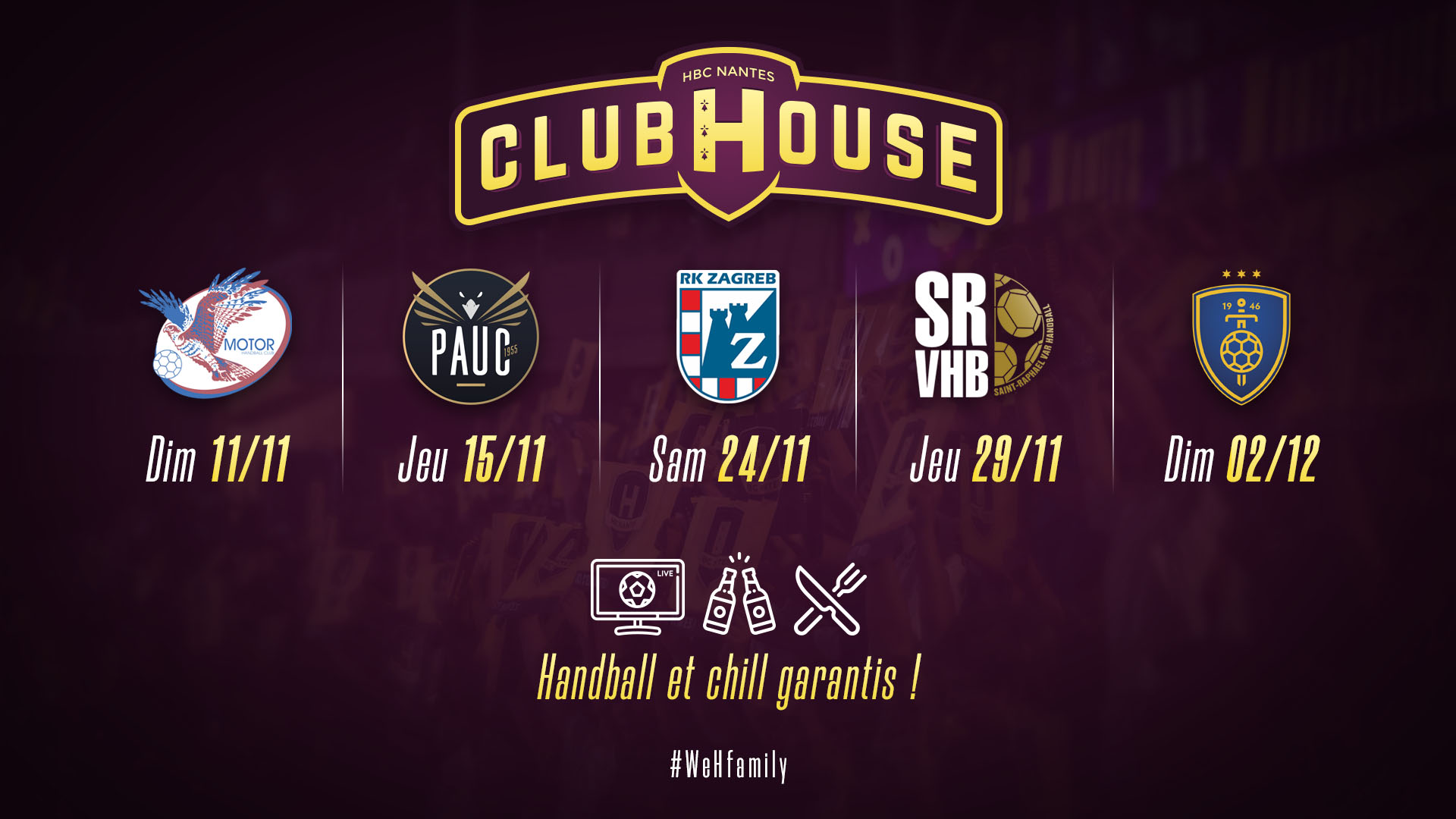 Les prochains rendez-vous au Club House