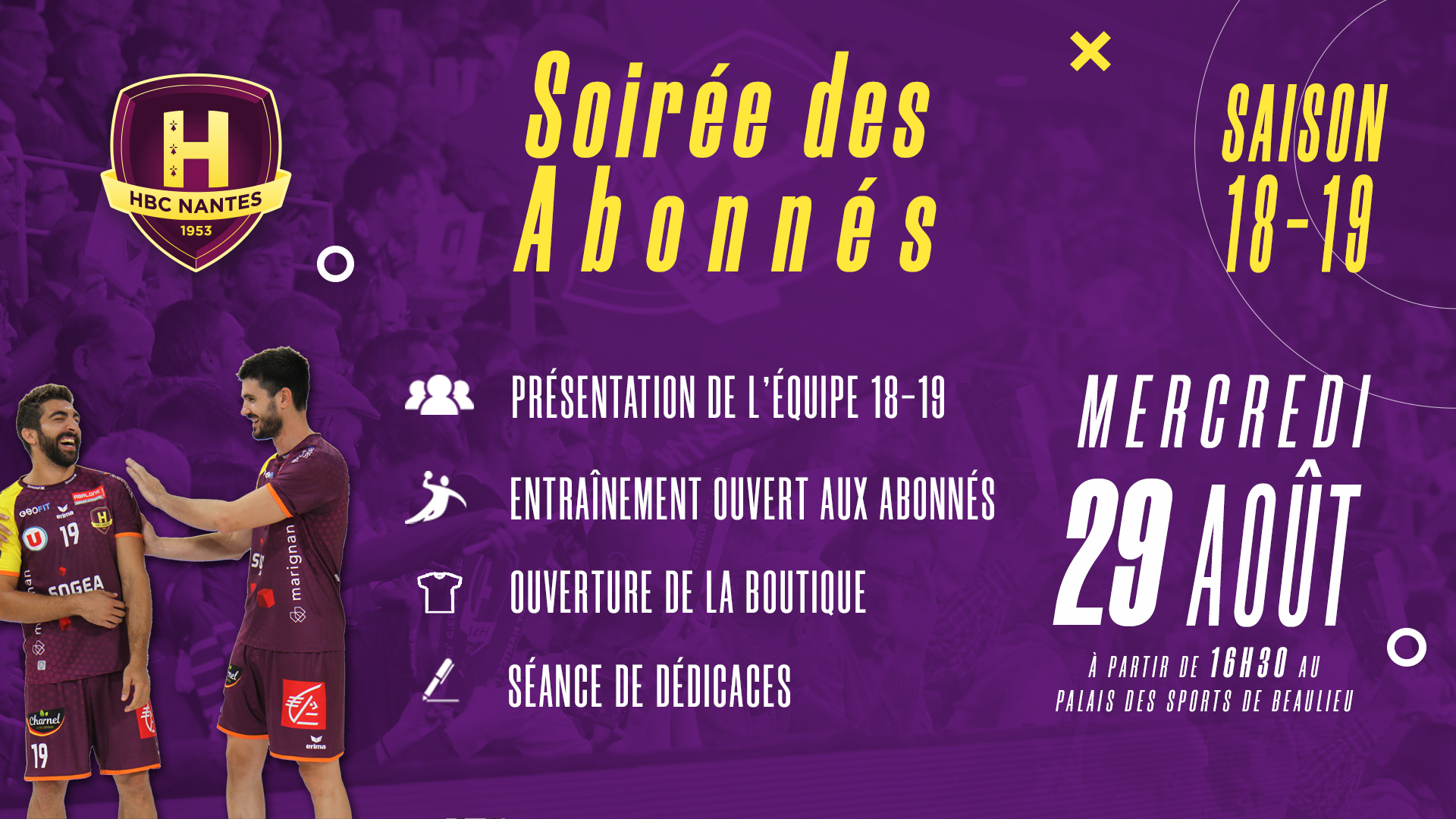 Soirée abonnés 2018/19