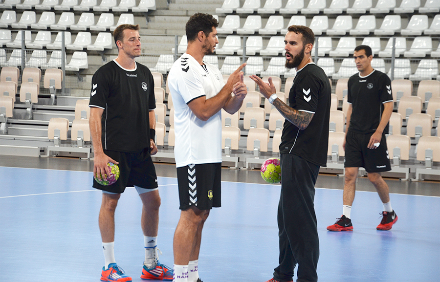 Le premier entraînement du nouveau coach adjoint