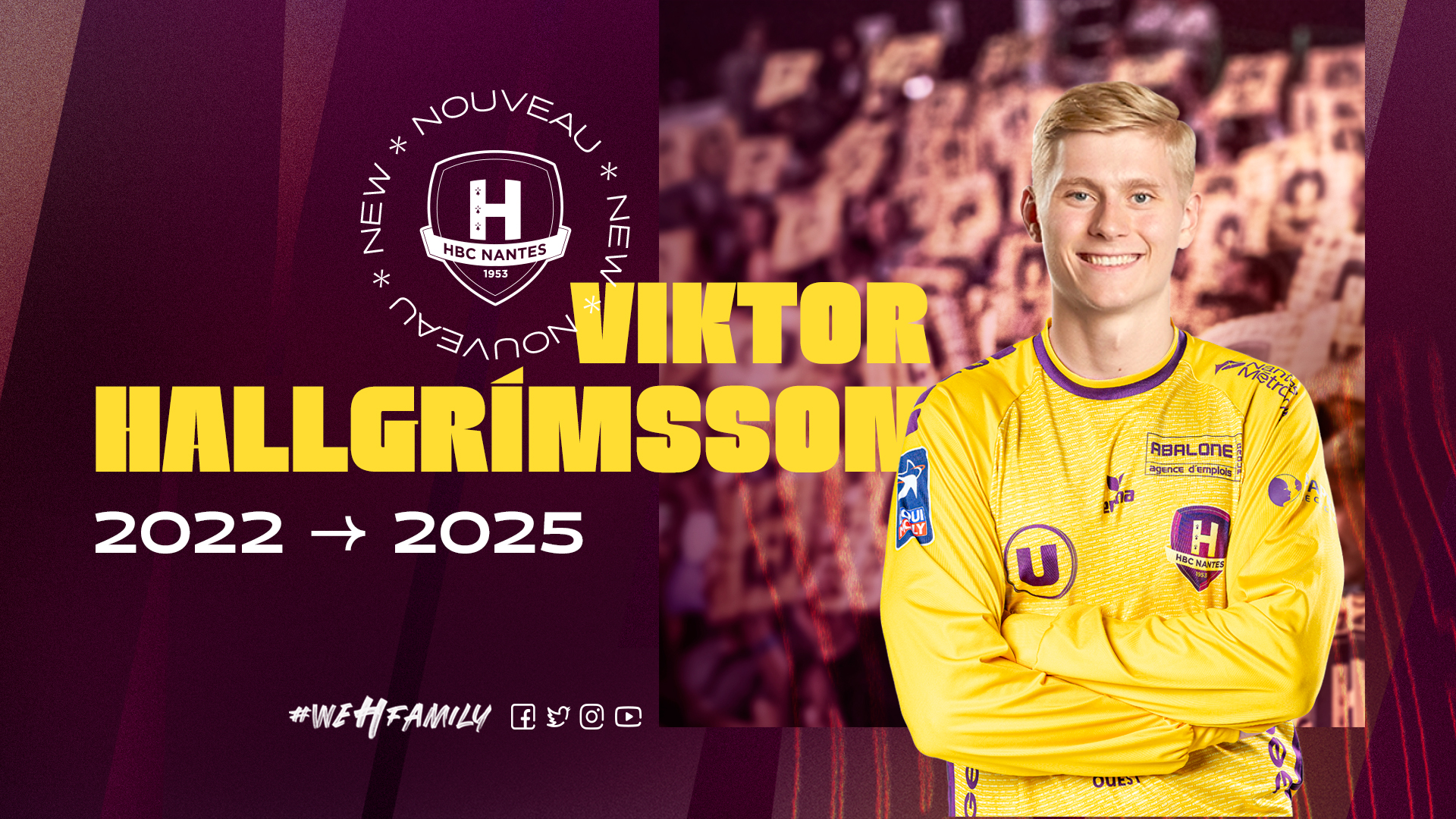 Viktor Hallgrimsson et Ivan Pesic au HBC Nantes en 2022