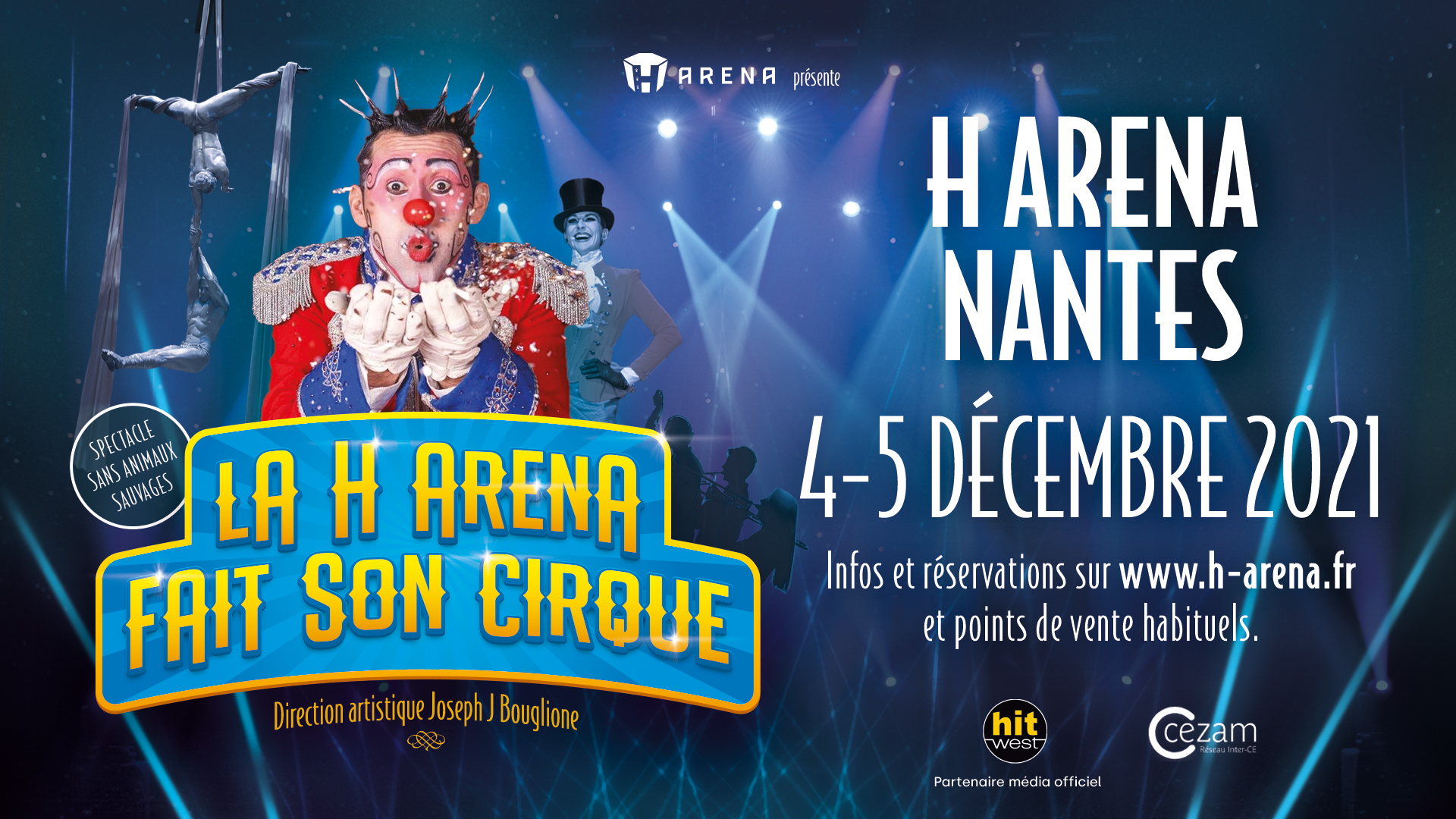 La H Arena fait son cirque : les 4 et 5 décembre 2021
