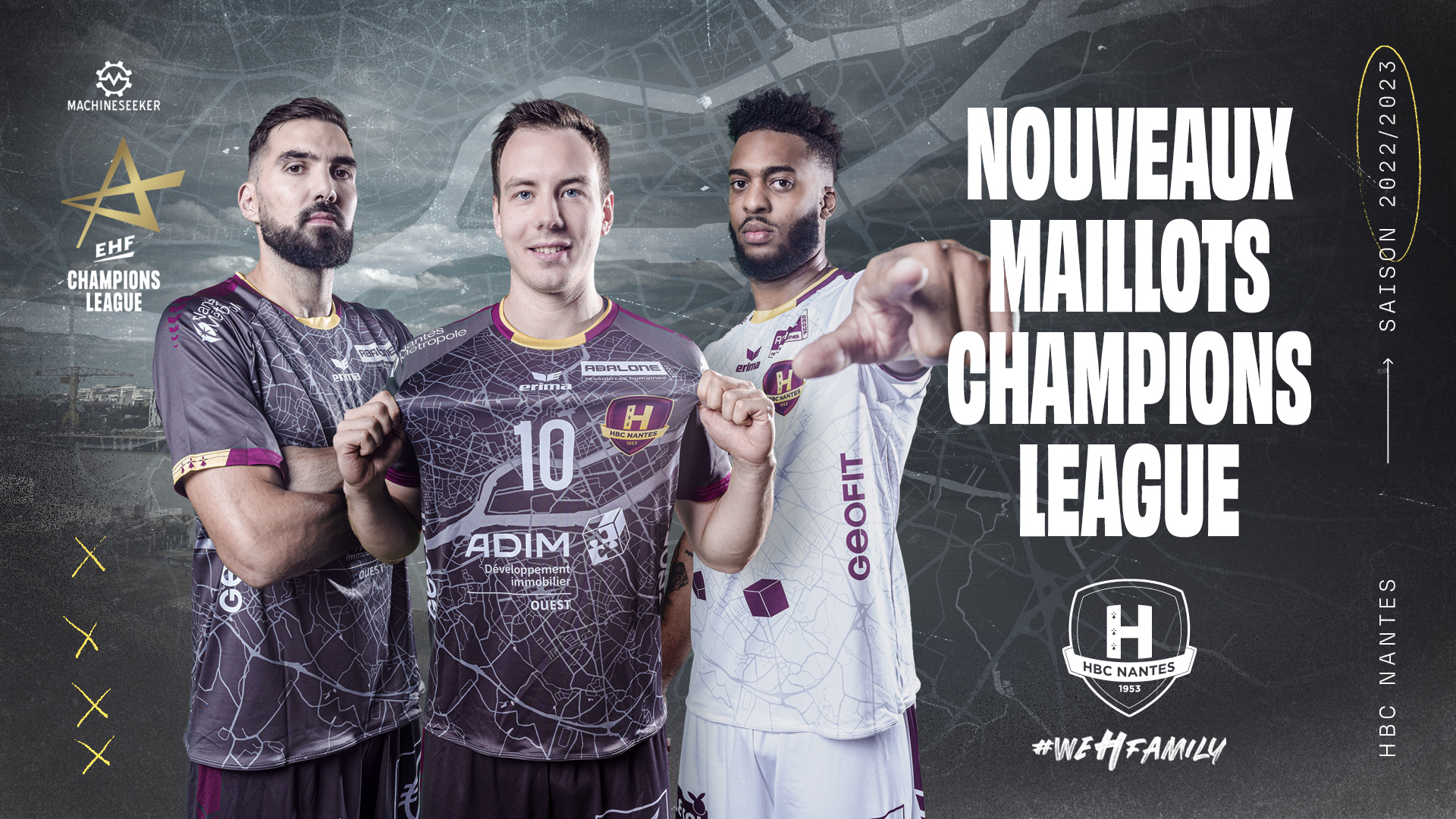 Nouveaux maillots EHF Champions League 22-23