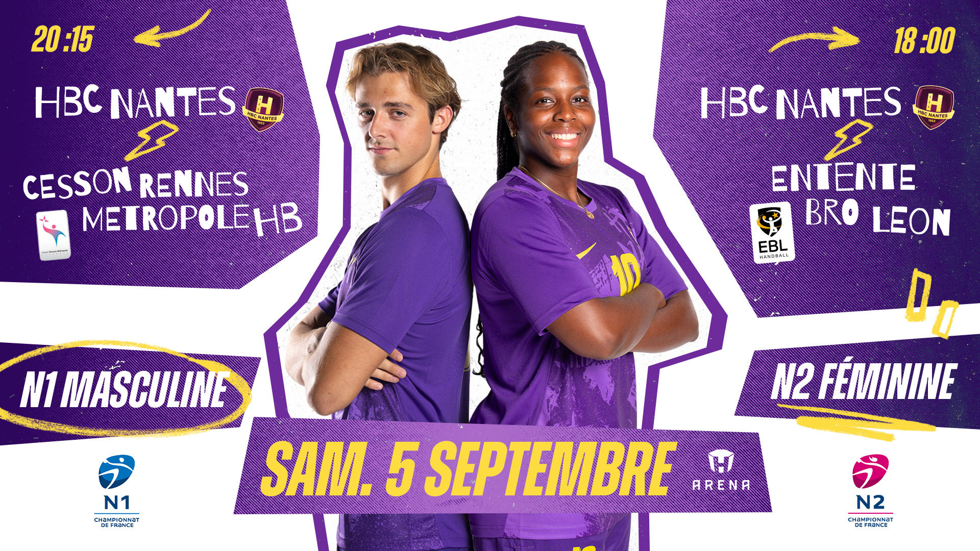 RDV le samedi 5 septembre à la H Arena