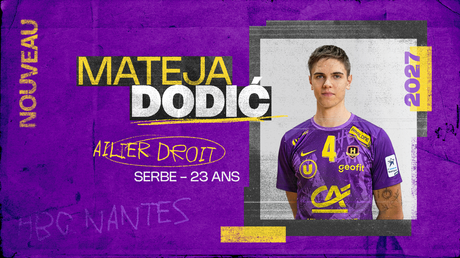 Mateja Dodić rejoint le HBC Nantes en tant que joker médical, jusqu'en 2027