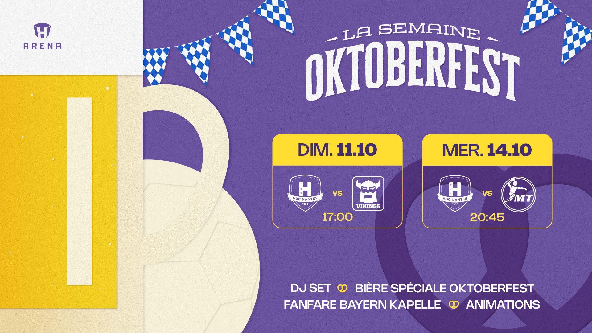 Les matchs Oktoberfest sont de retour à la H Arena