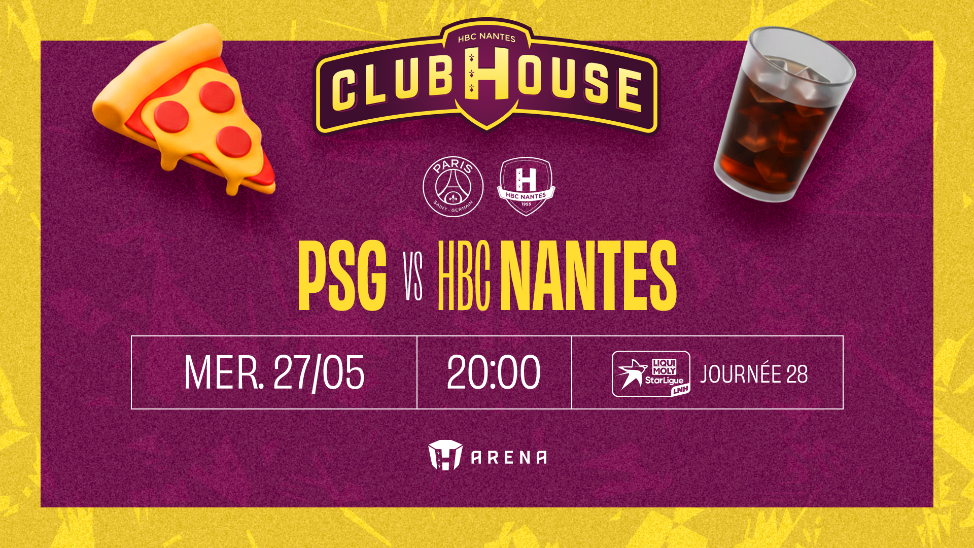 PSG - HBC Nantes au Club House