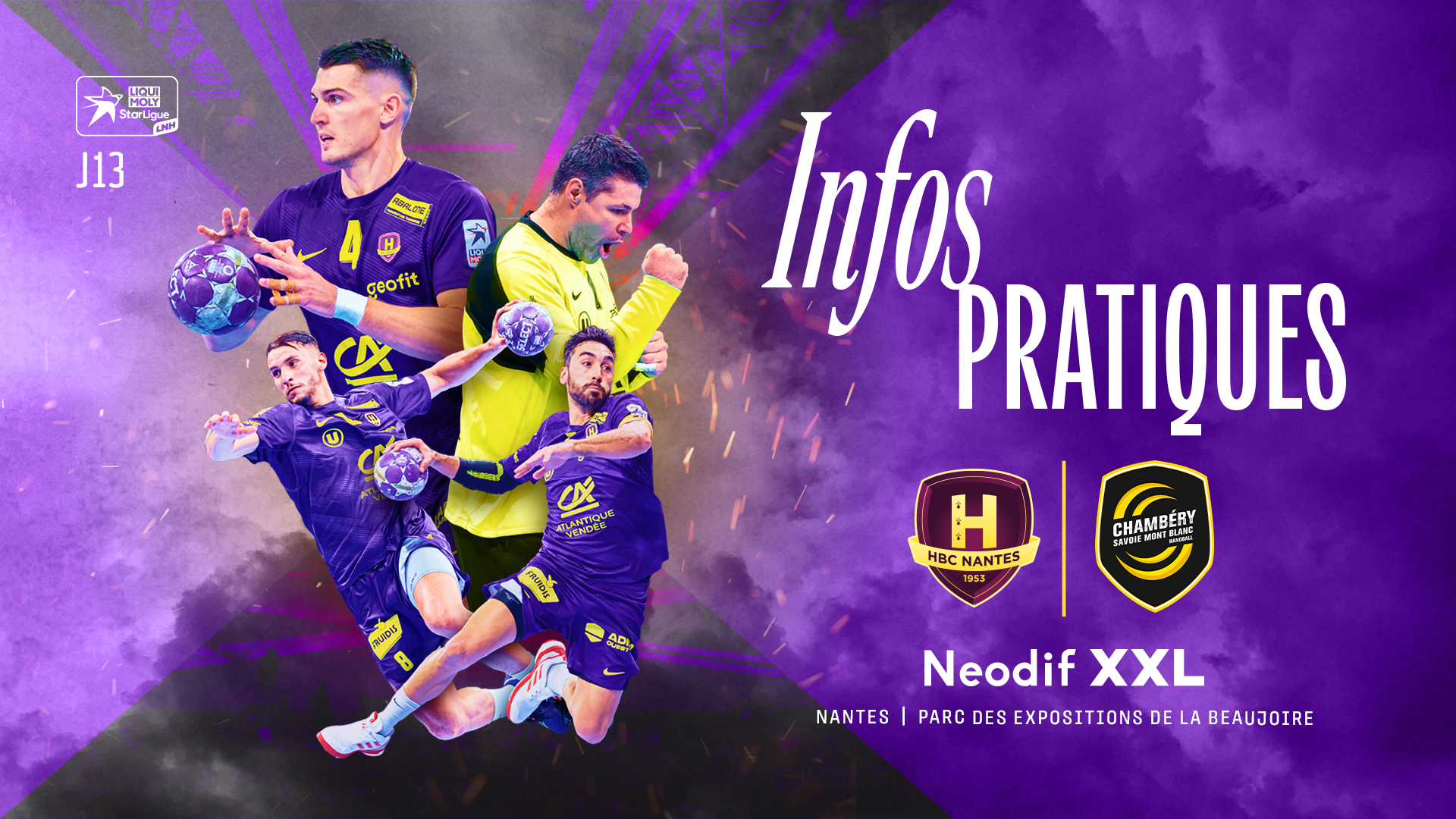 HBC Nantes - Chambéry (Neodif XXL) : Infos pratiques