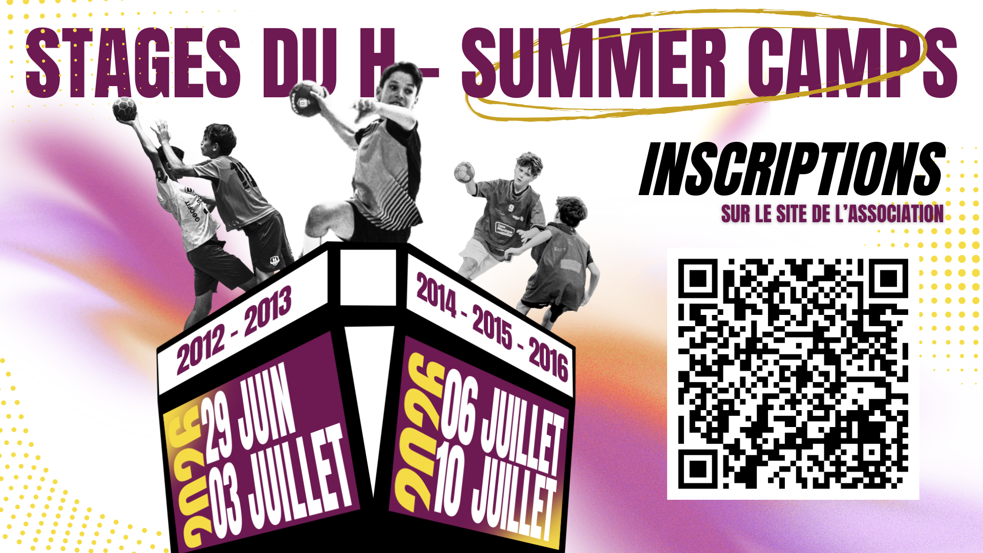 Les inscriptions pour les Stages d'Eté du HBC Nantais sont ouvertes