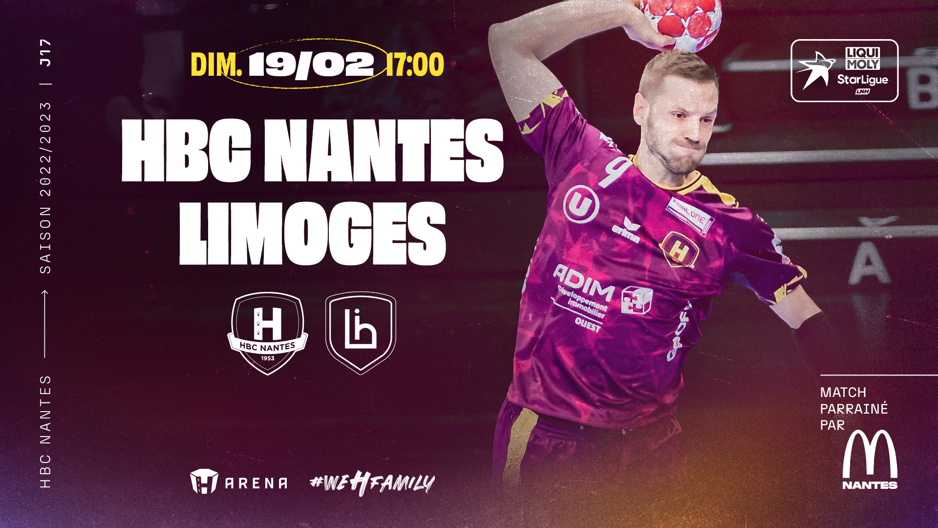 HBC Nantes - Limoges : Programme de match