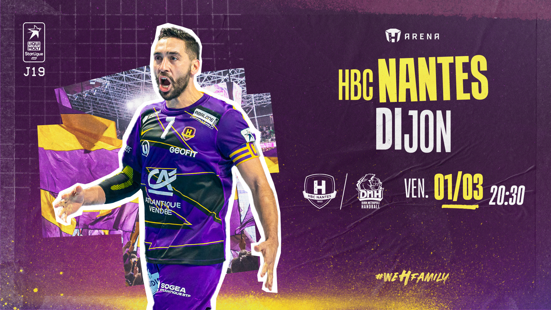 HBC Nantes - Dijon : Programme de match