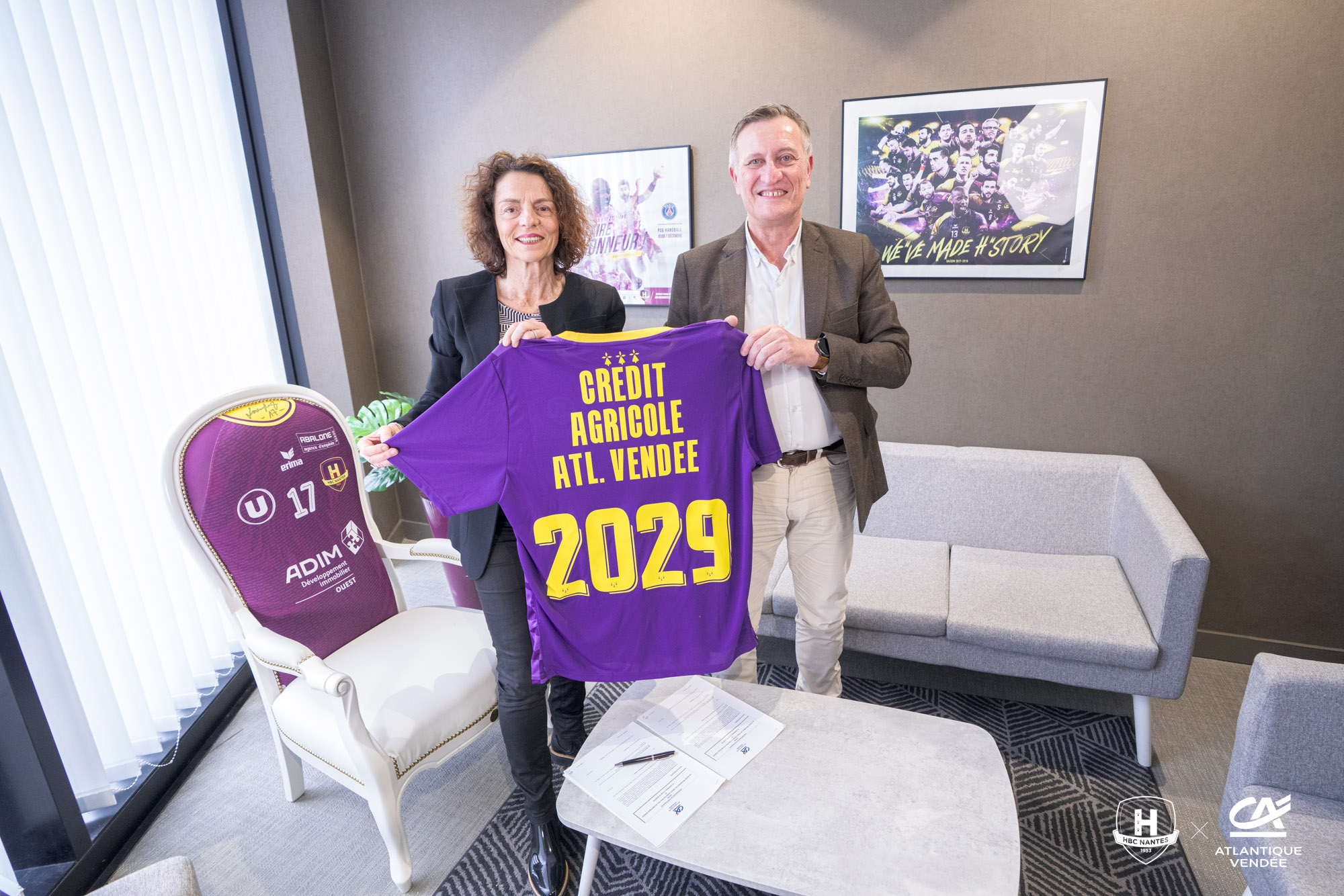 Le Crédit Agricole Atlantique Vendée prolonge son partenariat avec le HBC Nantes
