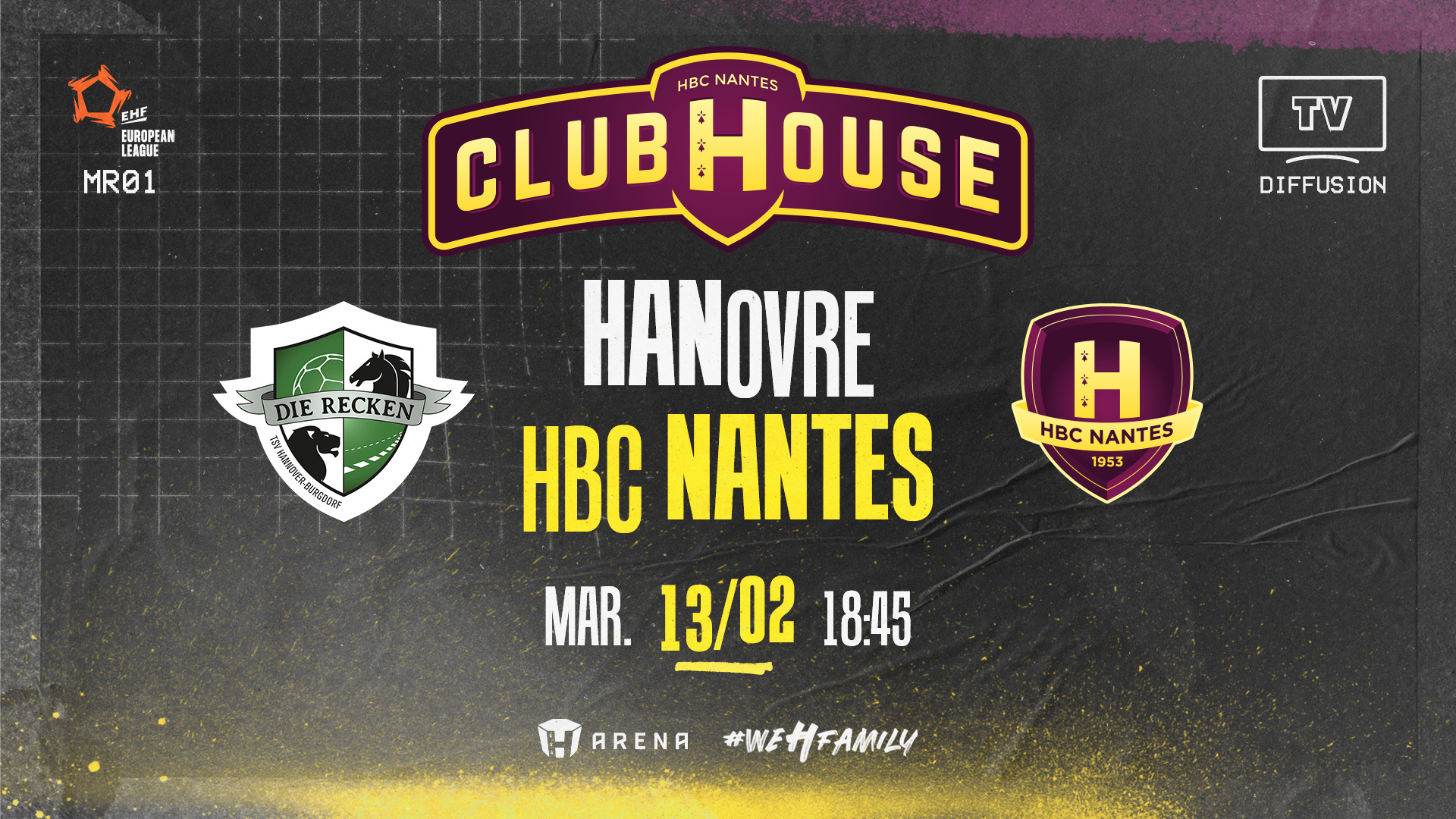 Hanovre - HBC Nantes : RDV au Club House