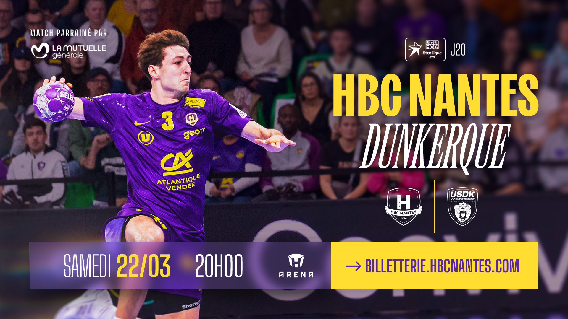 HBC Nantes - Dunkerque : Plateforme de revente