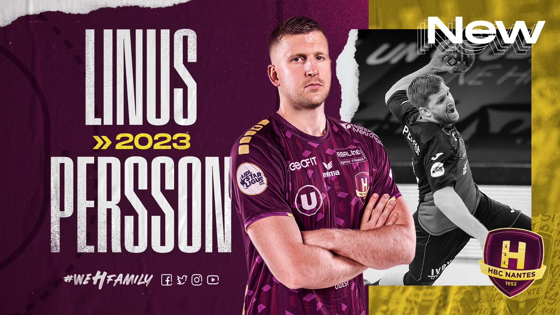 Linus Persson : "Passer un nouveau cap dans ma carrière à Nantes"