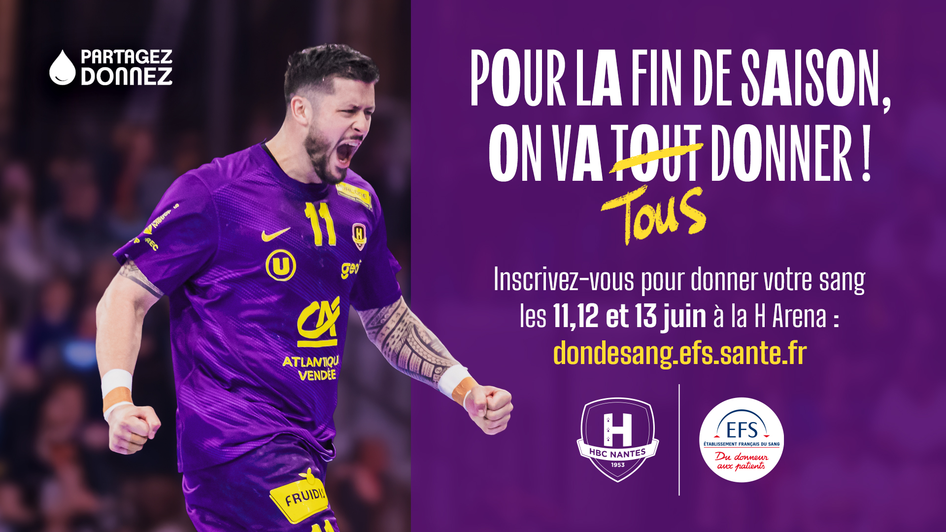Don de sang : 3 jours de collecte à la H Arena