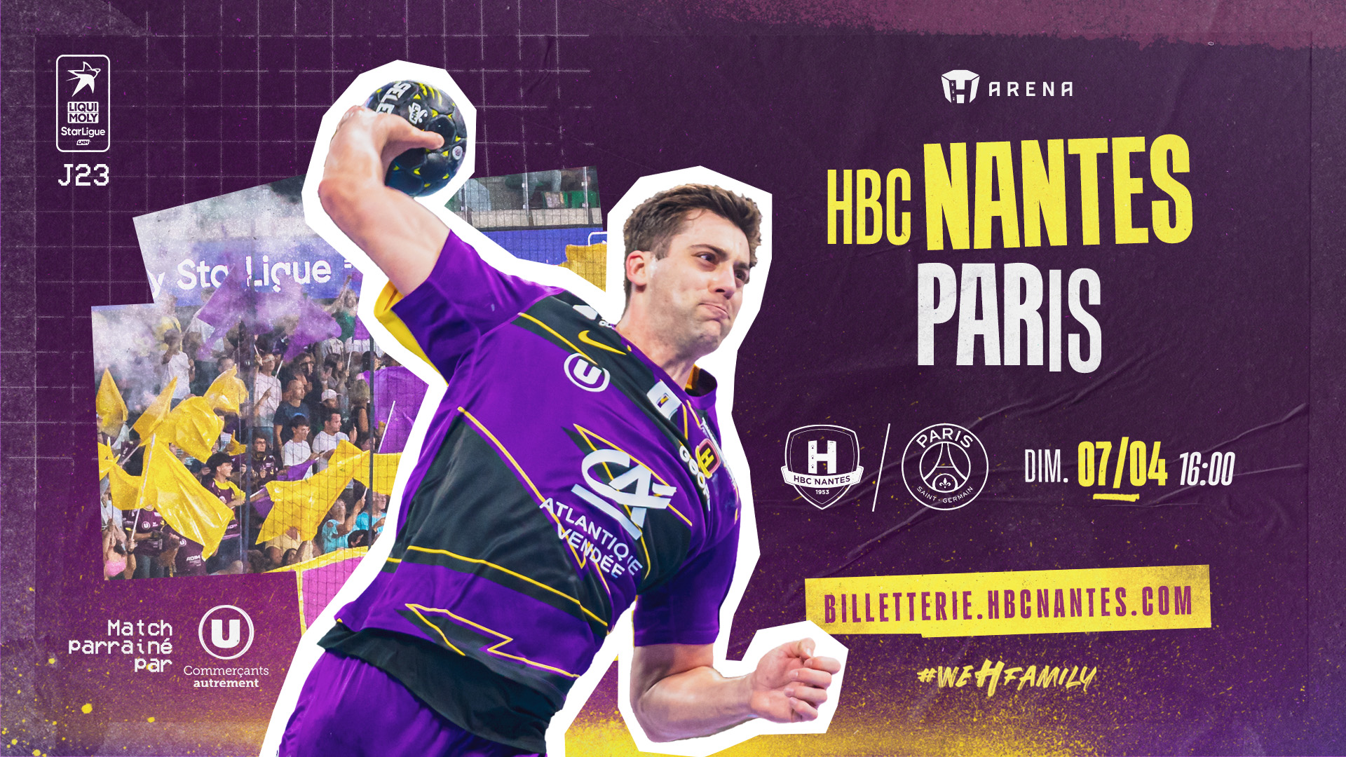HBC Nantes - PSG : Date officielle et bourse aux billets