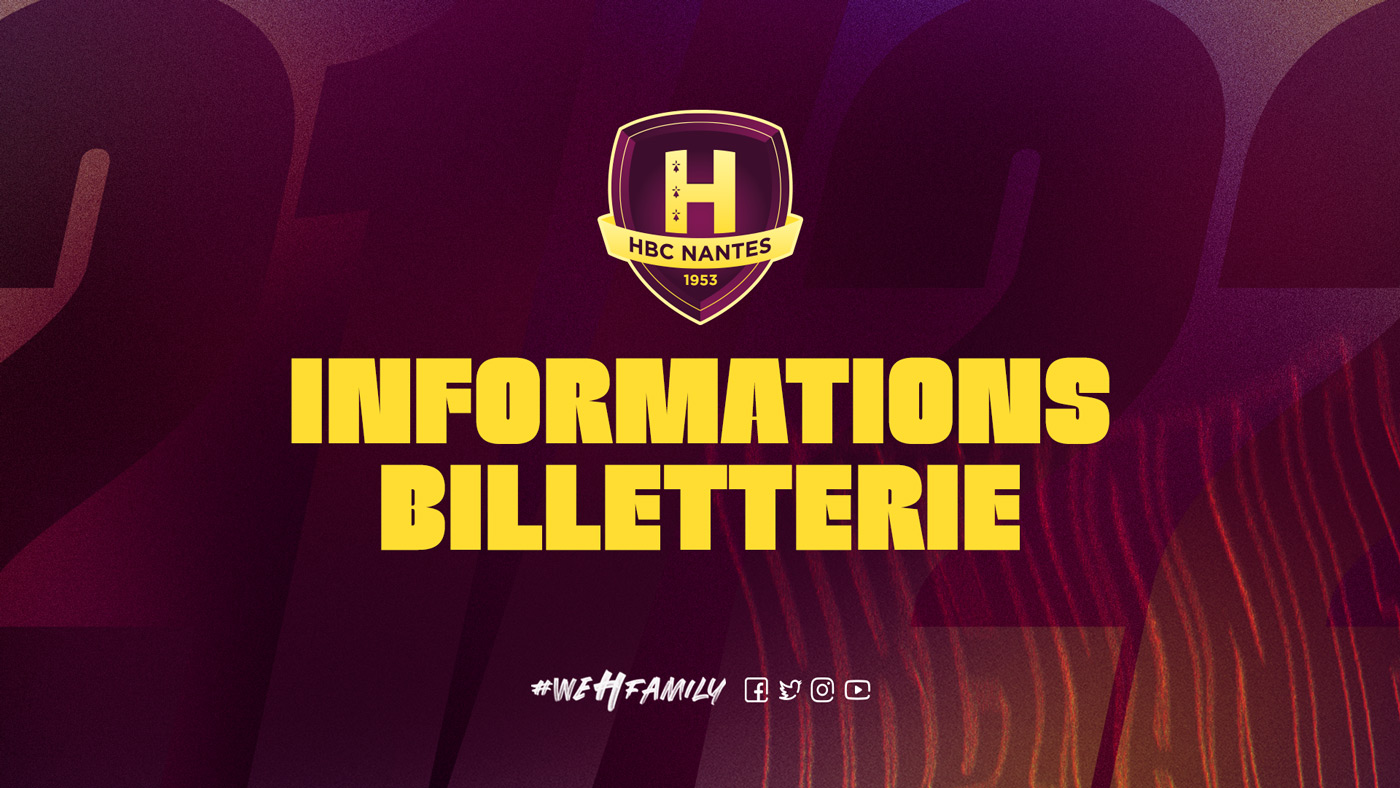 HBC Nantes - Chekhovskie Medvedi : Informations billetterie