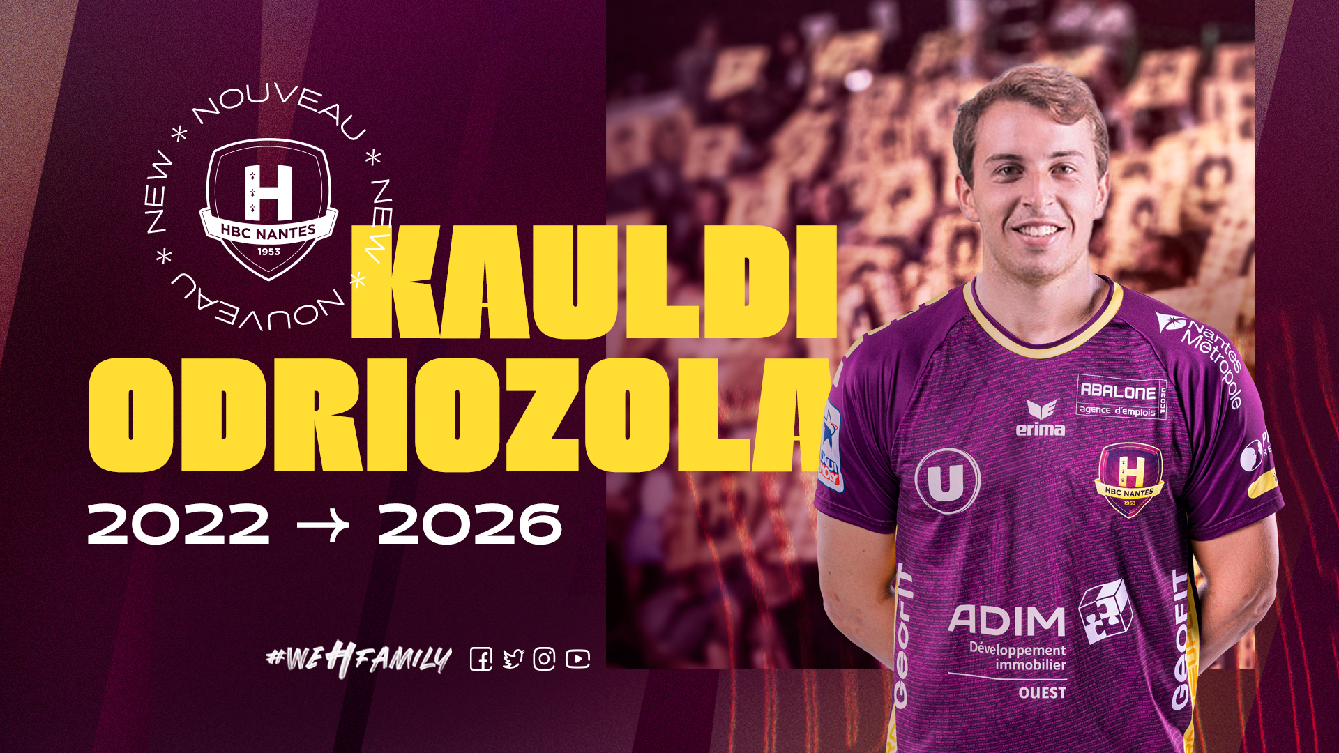 Kauldi Odriozola rejoint le HBC Nantes jusqu'en 2026