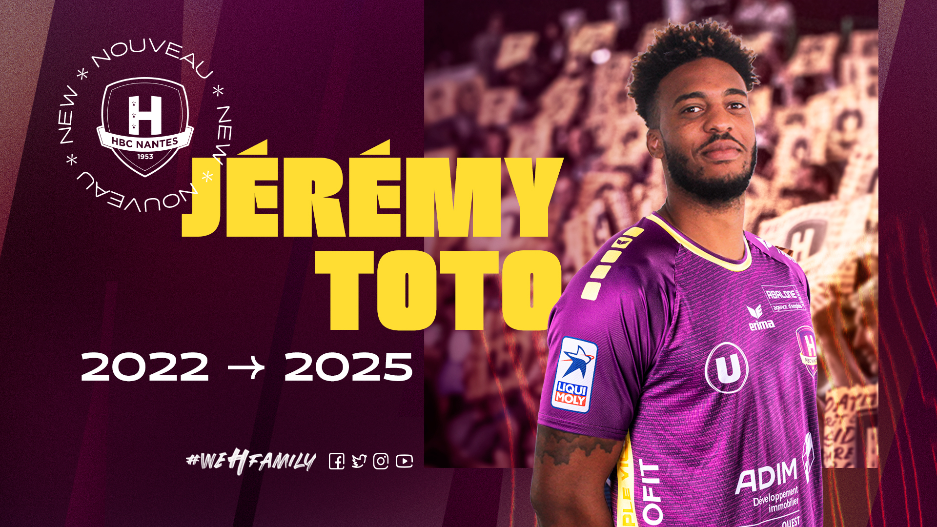 Jérémy Toto rejoint le HBC Nantes jusqu'en 2025