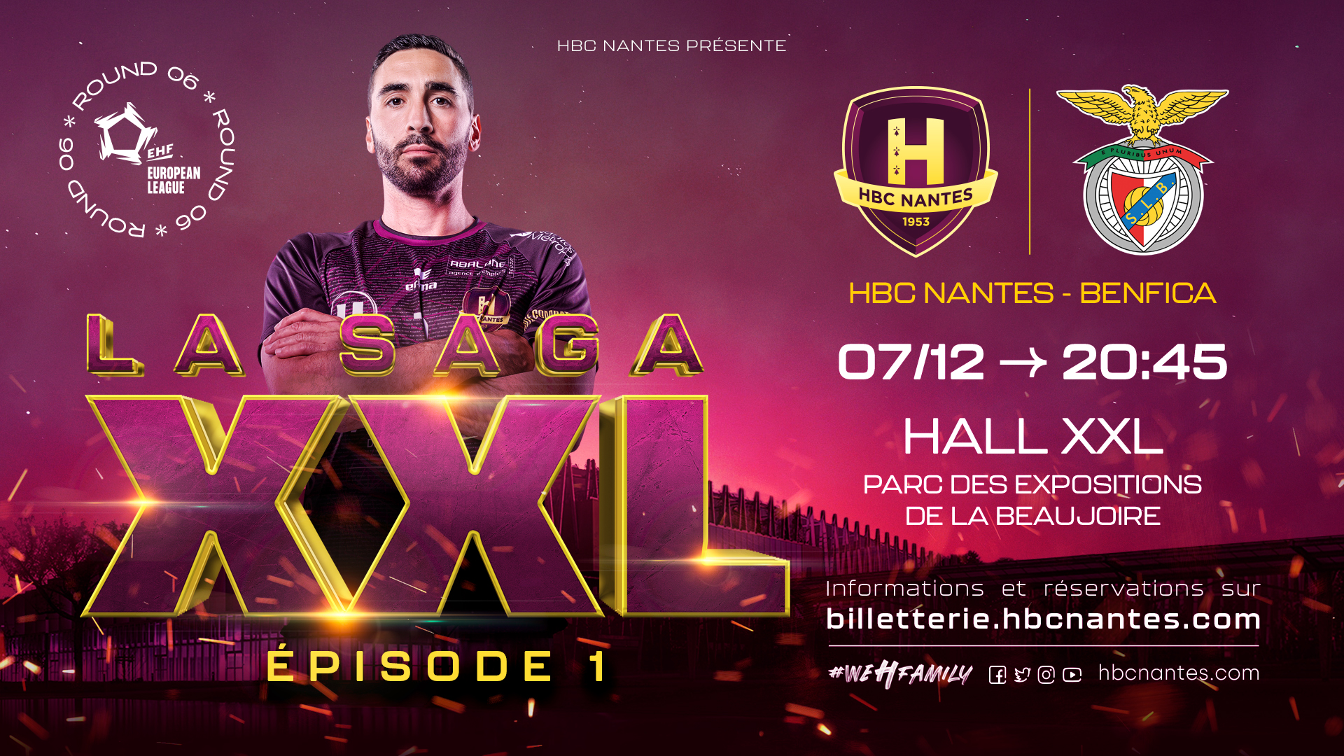 HBC Nantes - Benfica : Programme de match