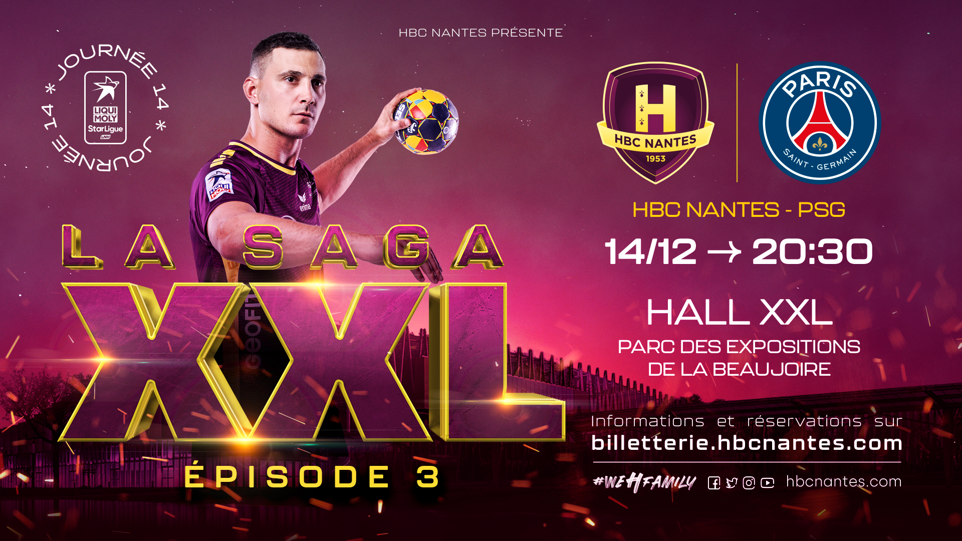 HBC Nantes - PSG : Programme de match