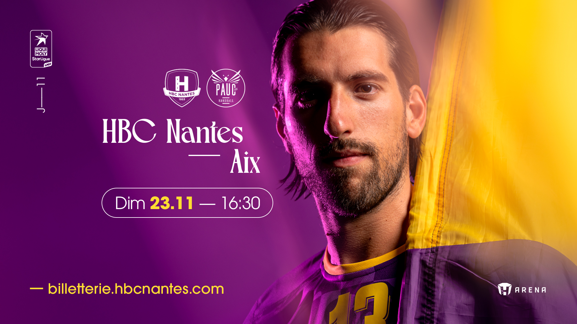 HBC Nantes - Aix : Dimanche 23 novembre à 16h30