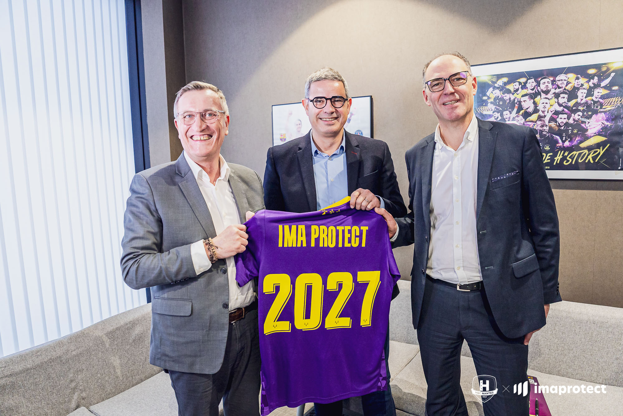 IMA Protect, nouveau partenaire principal du HBC Nantes jusqu'en 2027