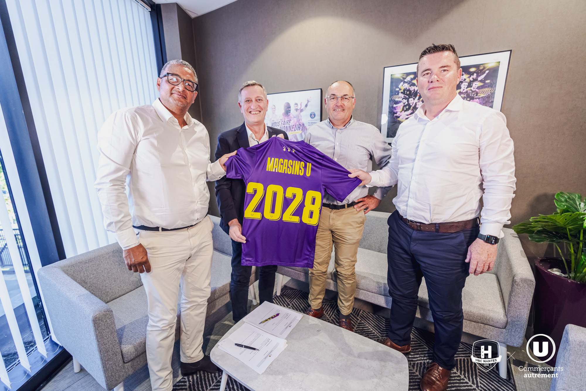 Les Magasins U prolongent leur partenariat avec le HBC Nantes jusqu'en 2028